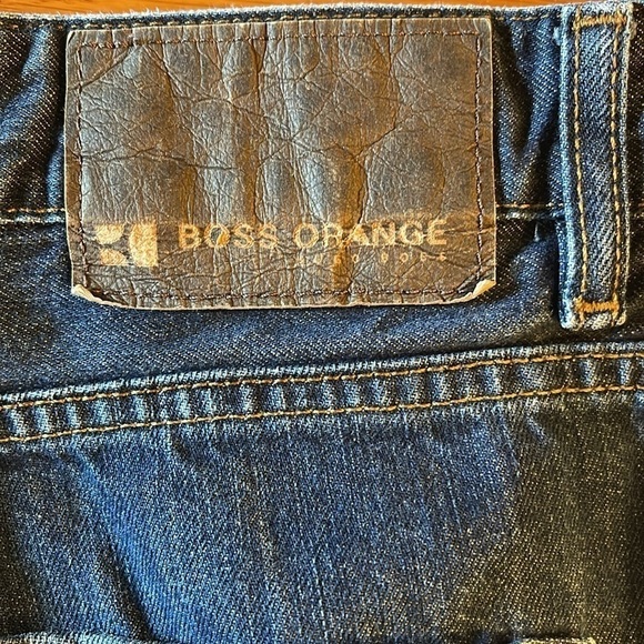 BOSS Orange by Hugo Boss Straight Fit Jeans 34/30 Blue Denim Men’s - Picture 5 of 13